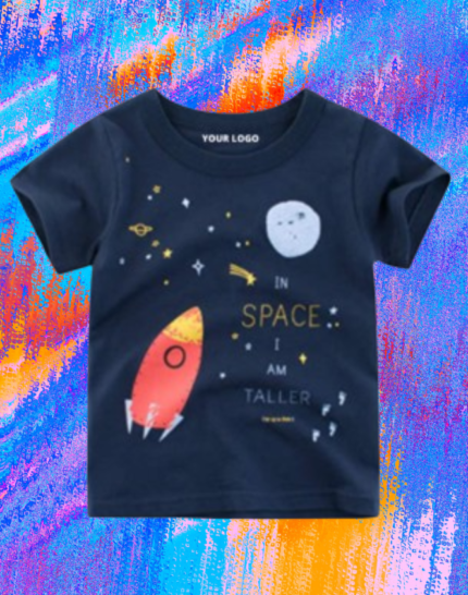 Babys/Kids/Boy’s Regular Fit Half T-Shirt MULTICOLOUR