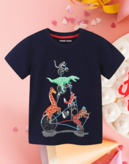 Babys/Kids/Boy’s Regular Fit Half T-Shirt MULTICOLOUR
