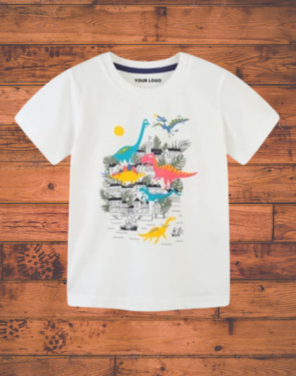 Babys/Kids/Boy’s Regular Fit Half T-Shirt MULTICOLOUR