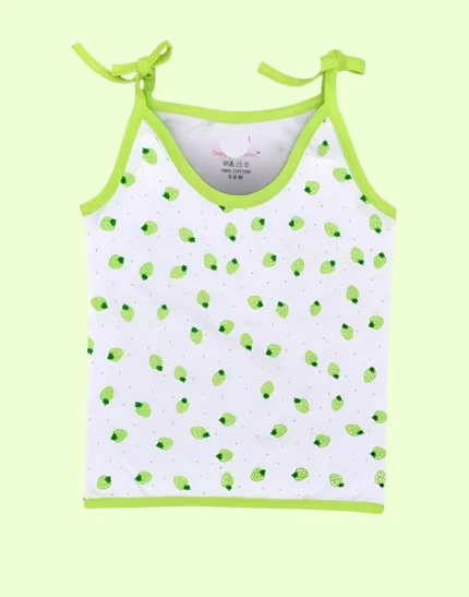 indilittle Orange and Orchid Unisex Polka Dot Regular Fit Tank Top