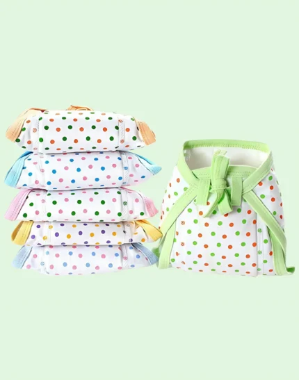 new born Baby's Cotton Cloth Diapers/Langot/nappy U Shaped Washable and Reusable Nappies (Multicolour,0-6 Months)