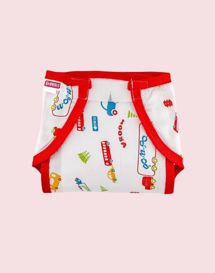 new born Baby's Cotton Cloth Diapers/Langot/nappy U Shaped Washable and Reusable Nappies (Multicolour,0-6 Months)