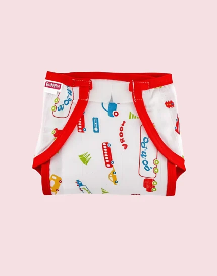 new born Baby's Cotton Cloth Diapers/Langot/nappy U Shaped Washable and Reusable Nappies (Multicolour,0-6 Months)